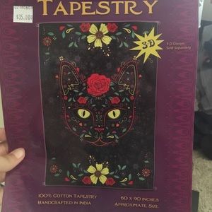 Cat tapestry